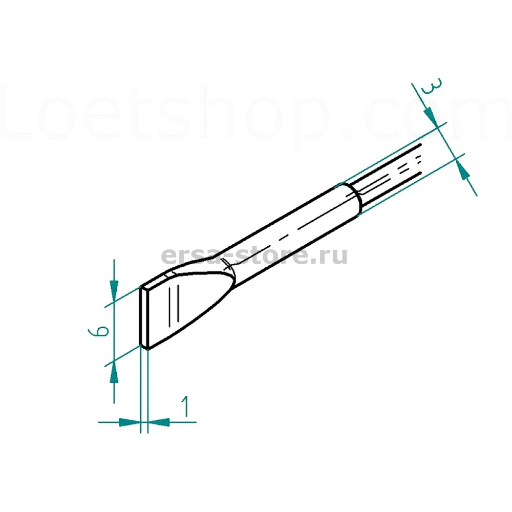 Купить Наконечники Ersa 0462FDLF060 - цена, описание товара, технические  характеристики, каталог производителя | ersa-store.ru